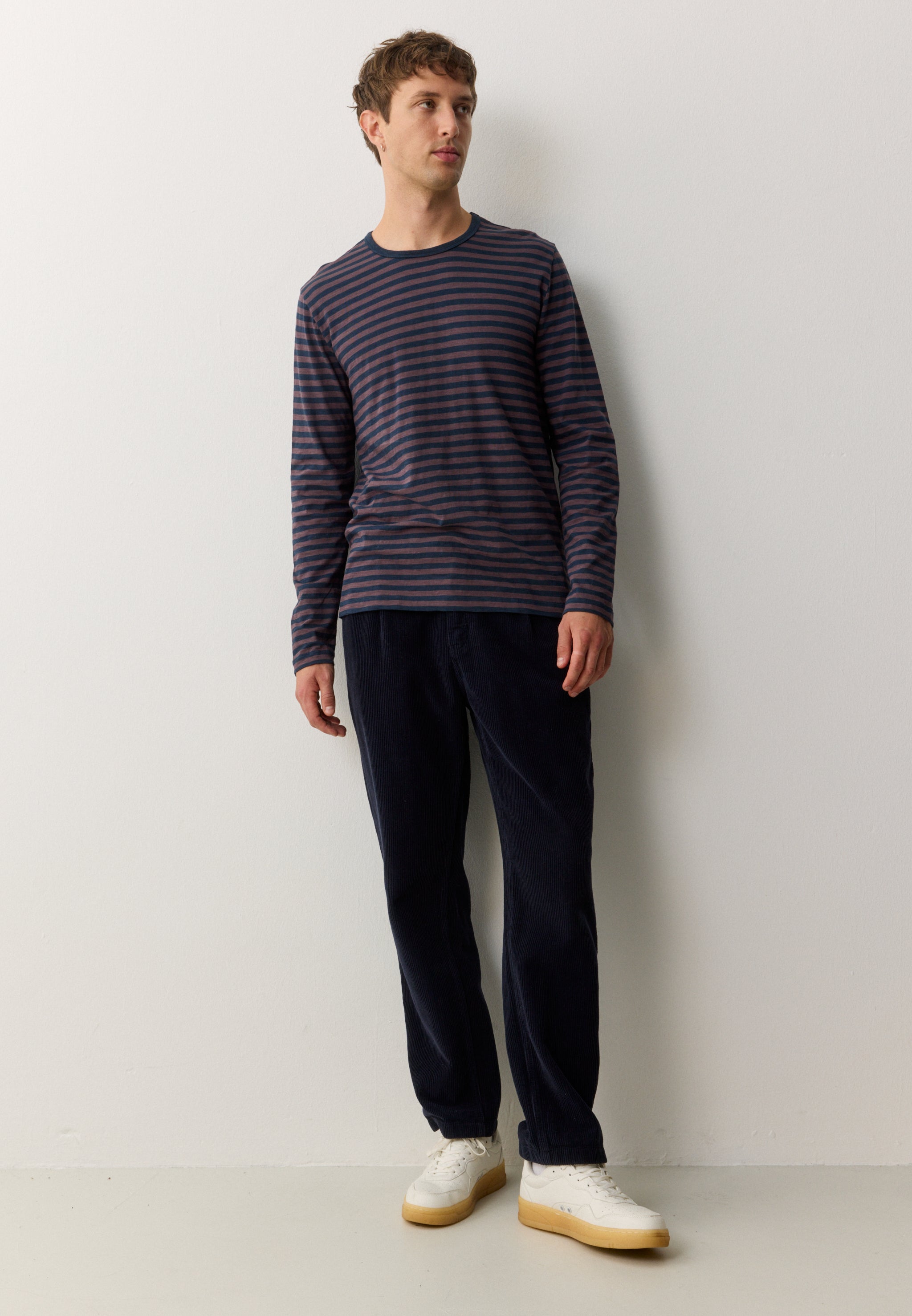 Recolution Oak Corduroy pantaloni blu velluto cotone