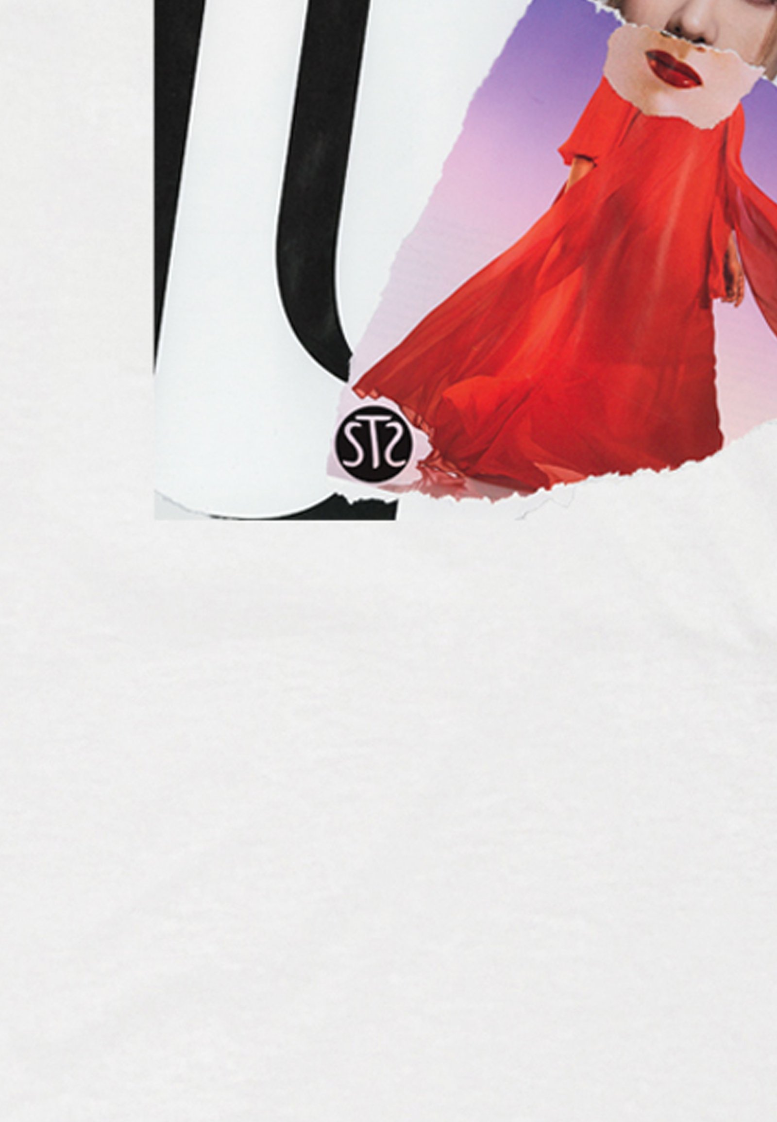 Seetees Lusso t-shirt grafica rivista taglia vera