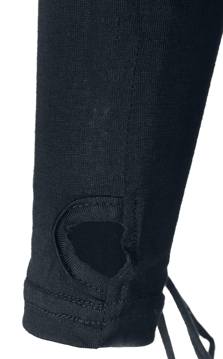 Gothicana by EMP Camicia Nera Maniche Rimovibili L Gotica