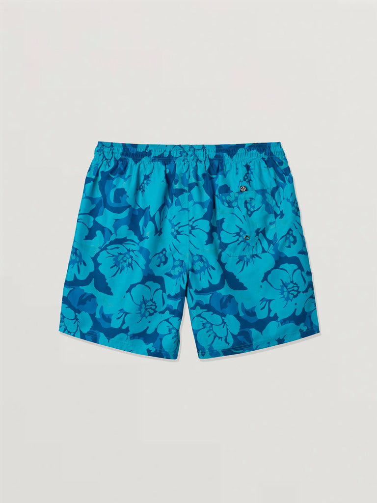 Maui and Sons Fault Line costume mare uomo blu floreale