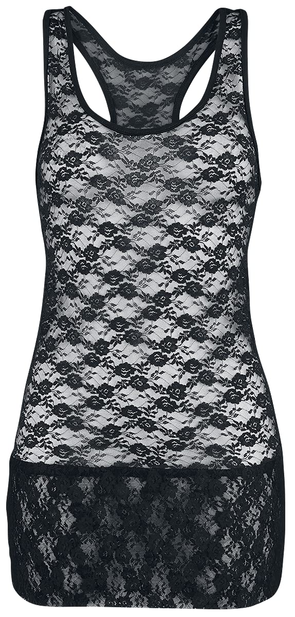 Gothicana by EMP maglia nera doppio strato donna