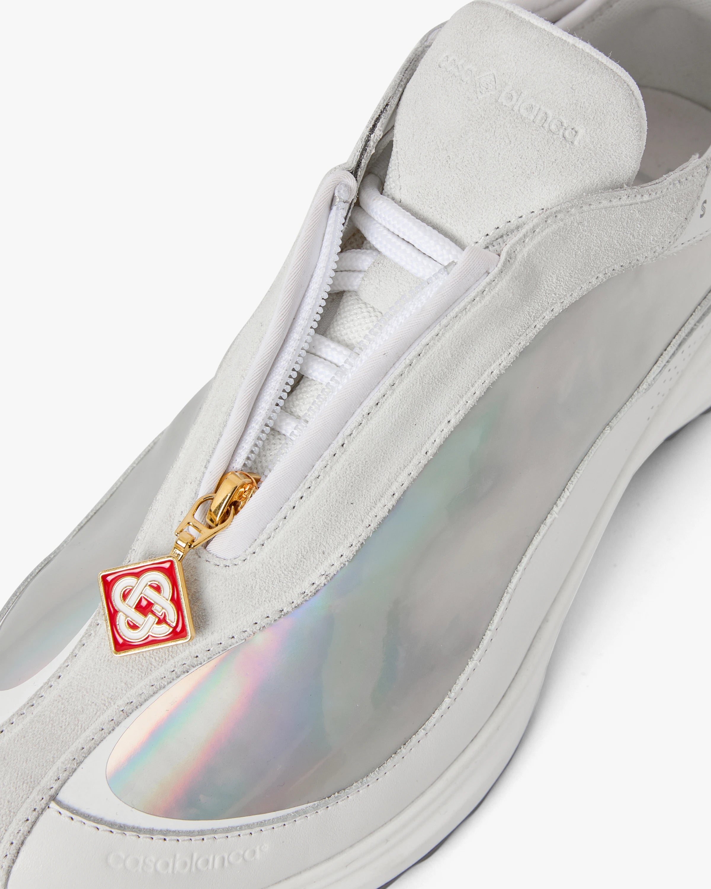 Casablanca Stade Zip sneakers bianche pelle