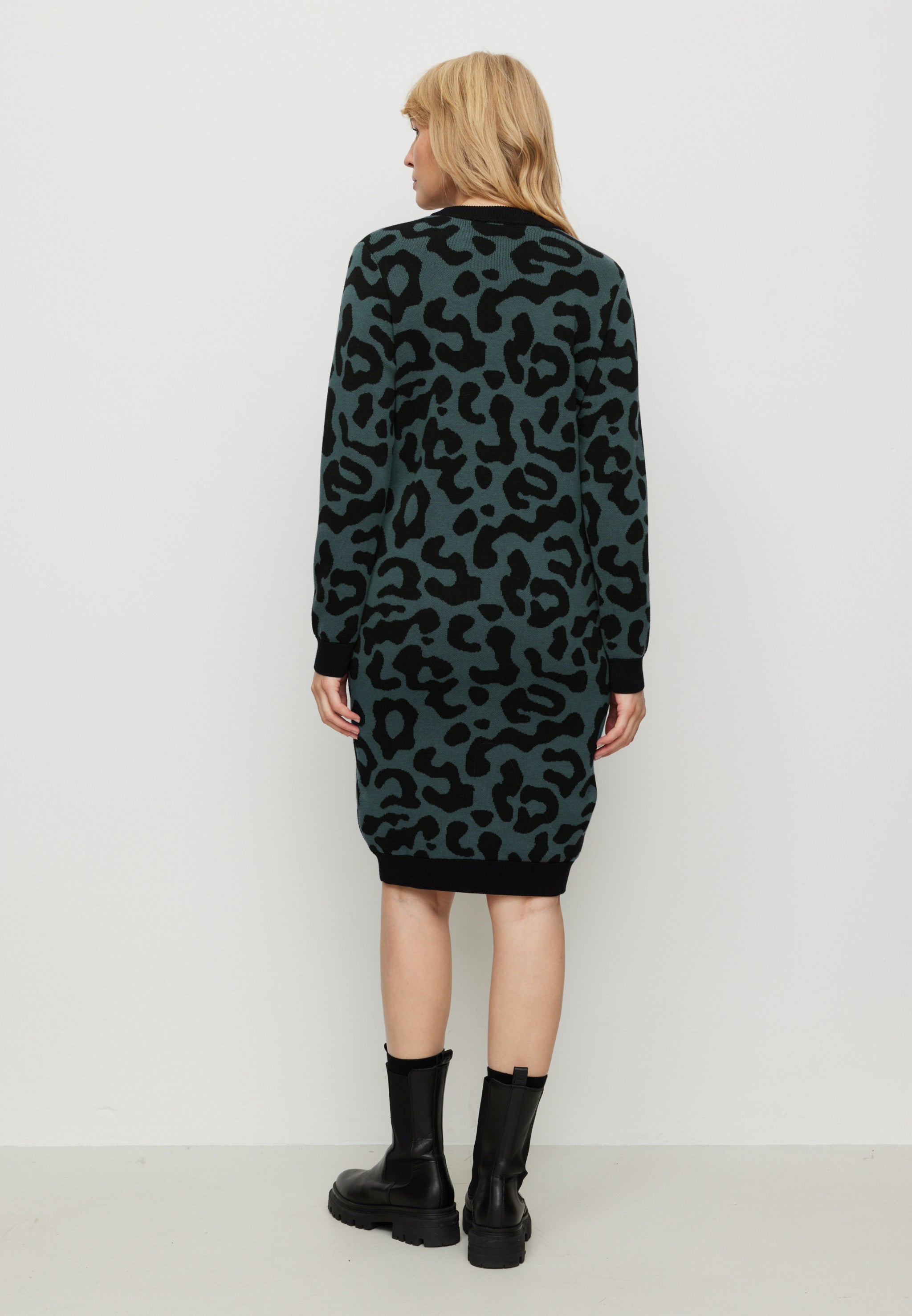 Recolution AMARANTHUS LEO abito verde animalier