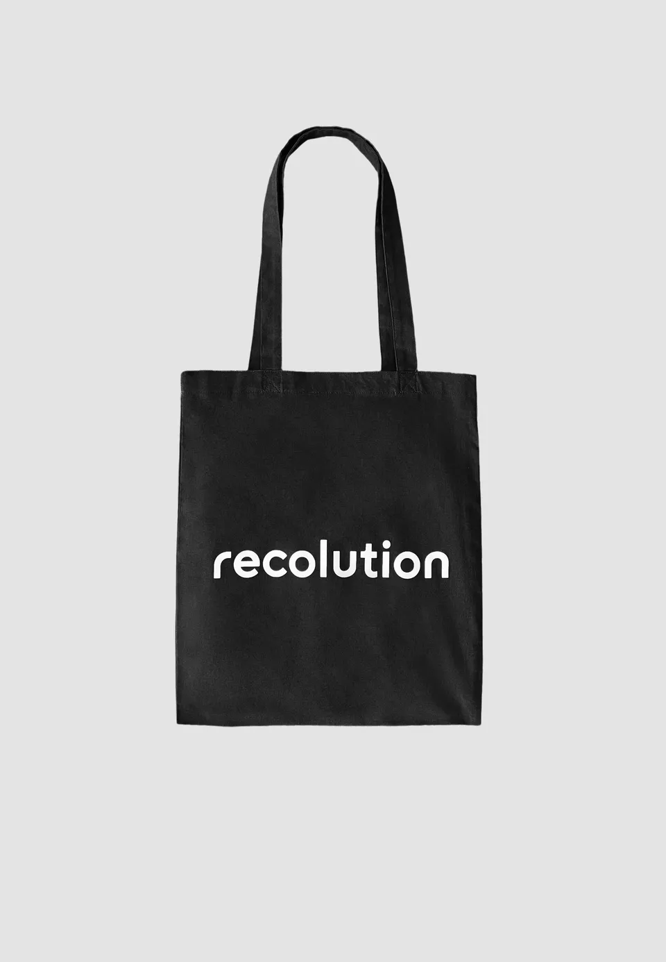 Recolution Tote Bag shopper nera cotone bio