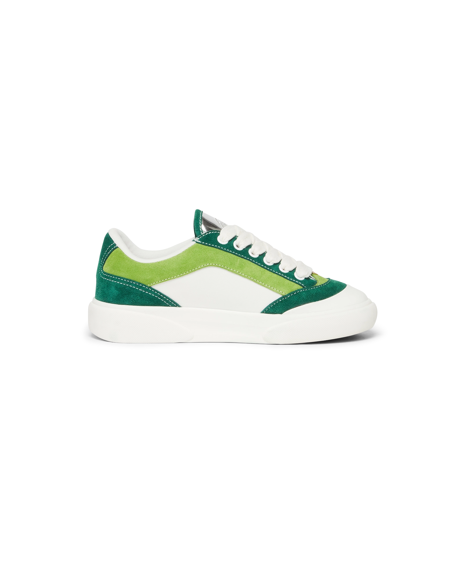 Casablanca Del Mar sneakers donna verdi pelle tessuto