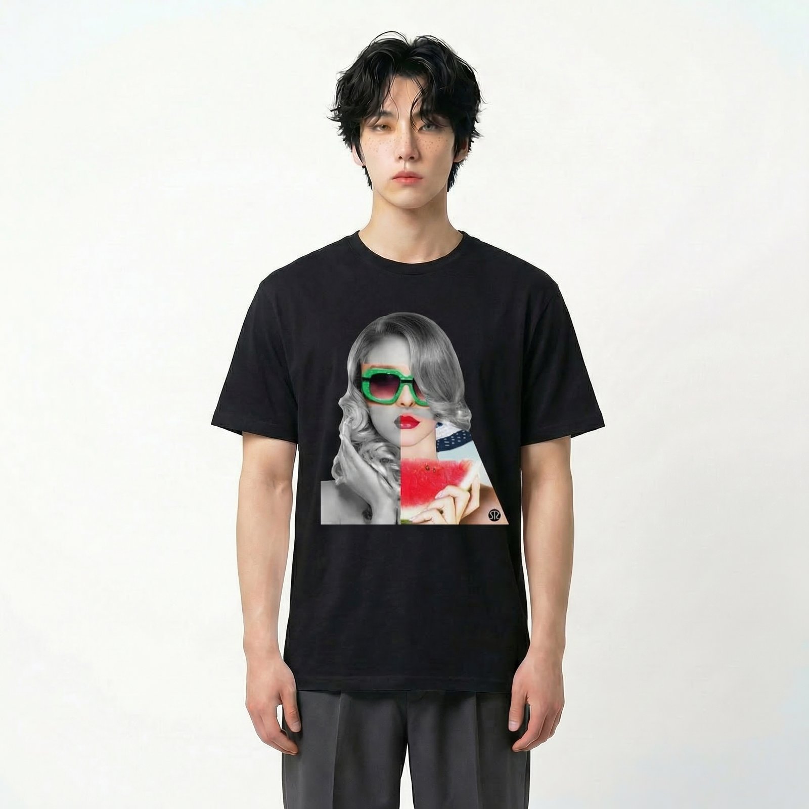 Seetees Watermelon t-shirt grafica anguria taglia vera
