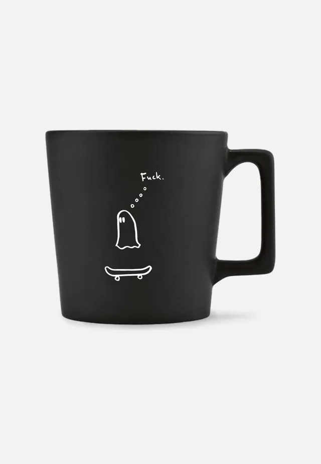Recolution Geisterfahrer @kriegundfreitag tazza nera ceramica