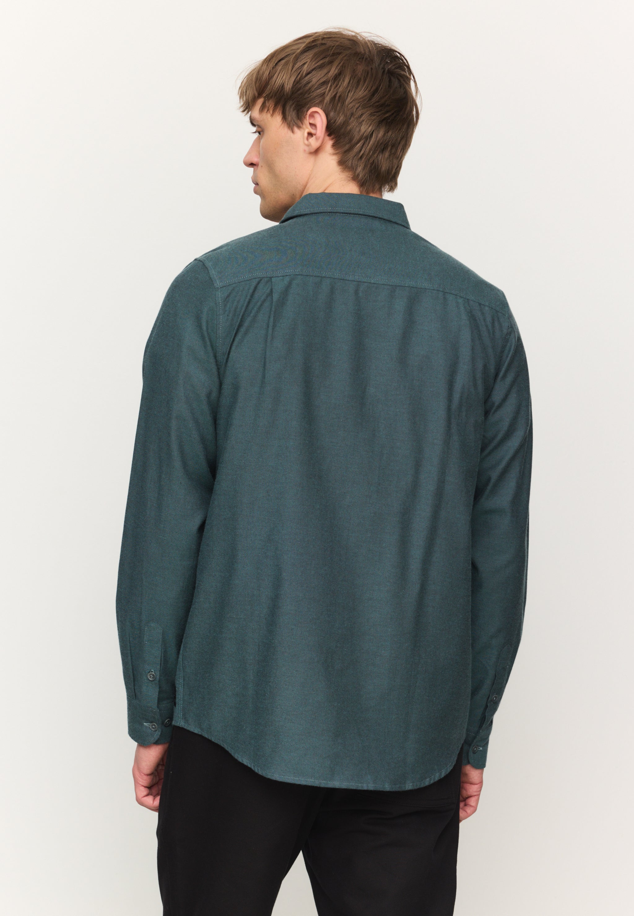Recolution Lentil camicia uomo verde scuro