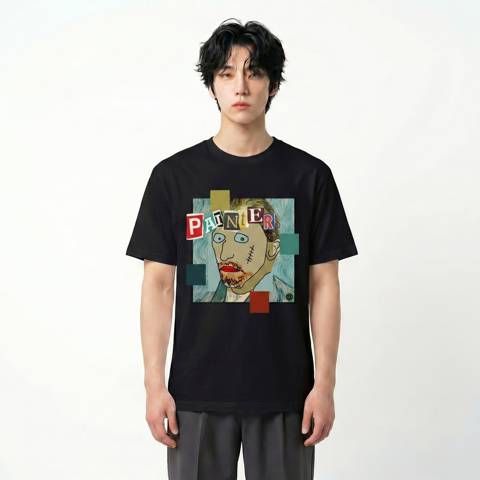 Seetees Painter t-shirt stampa arte