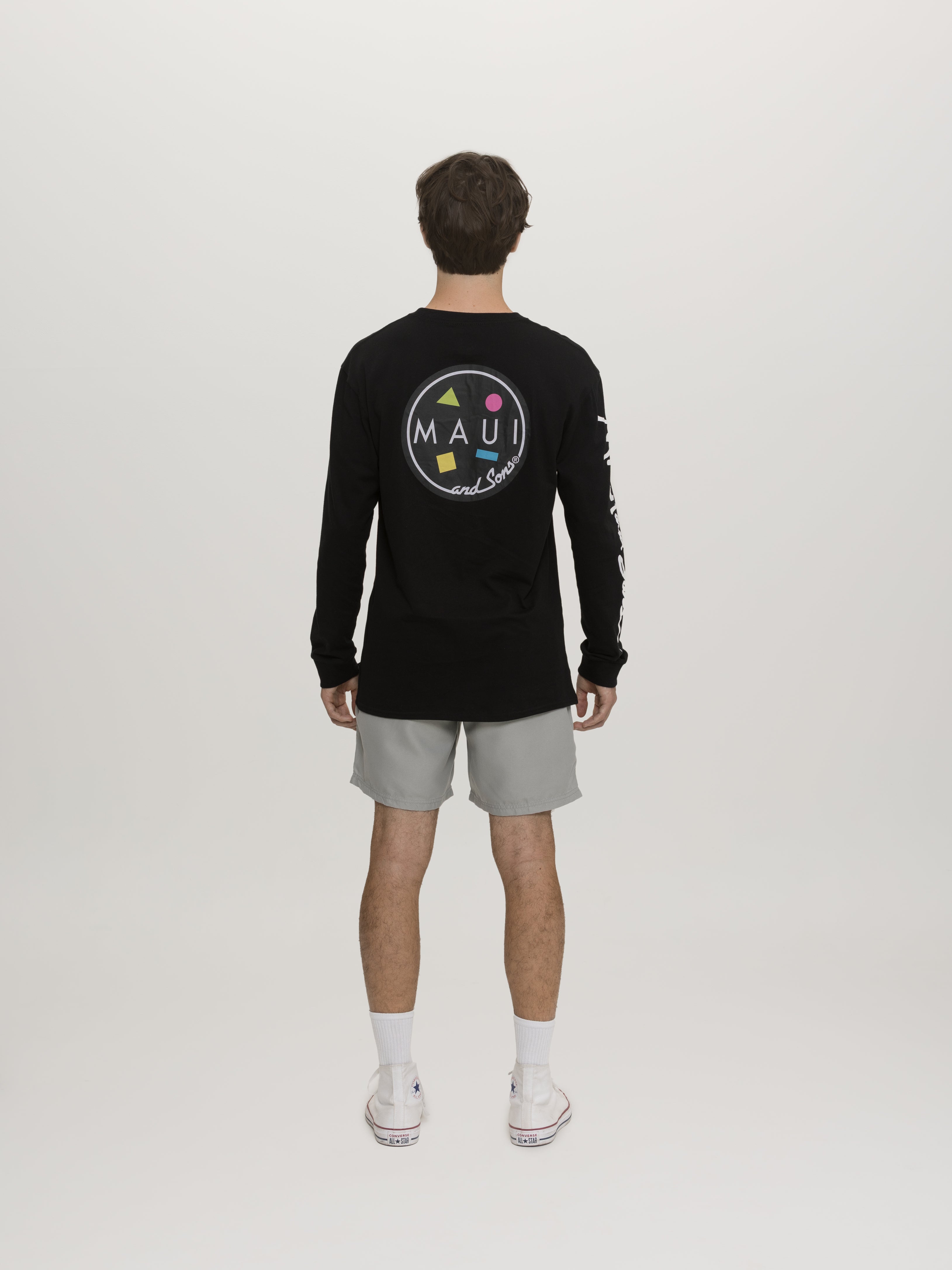 Maui and Sons Classic Cookie maglia manica lunga bianca