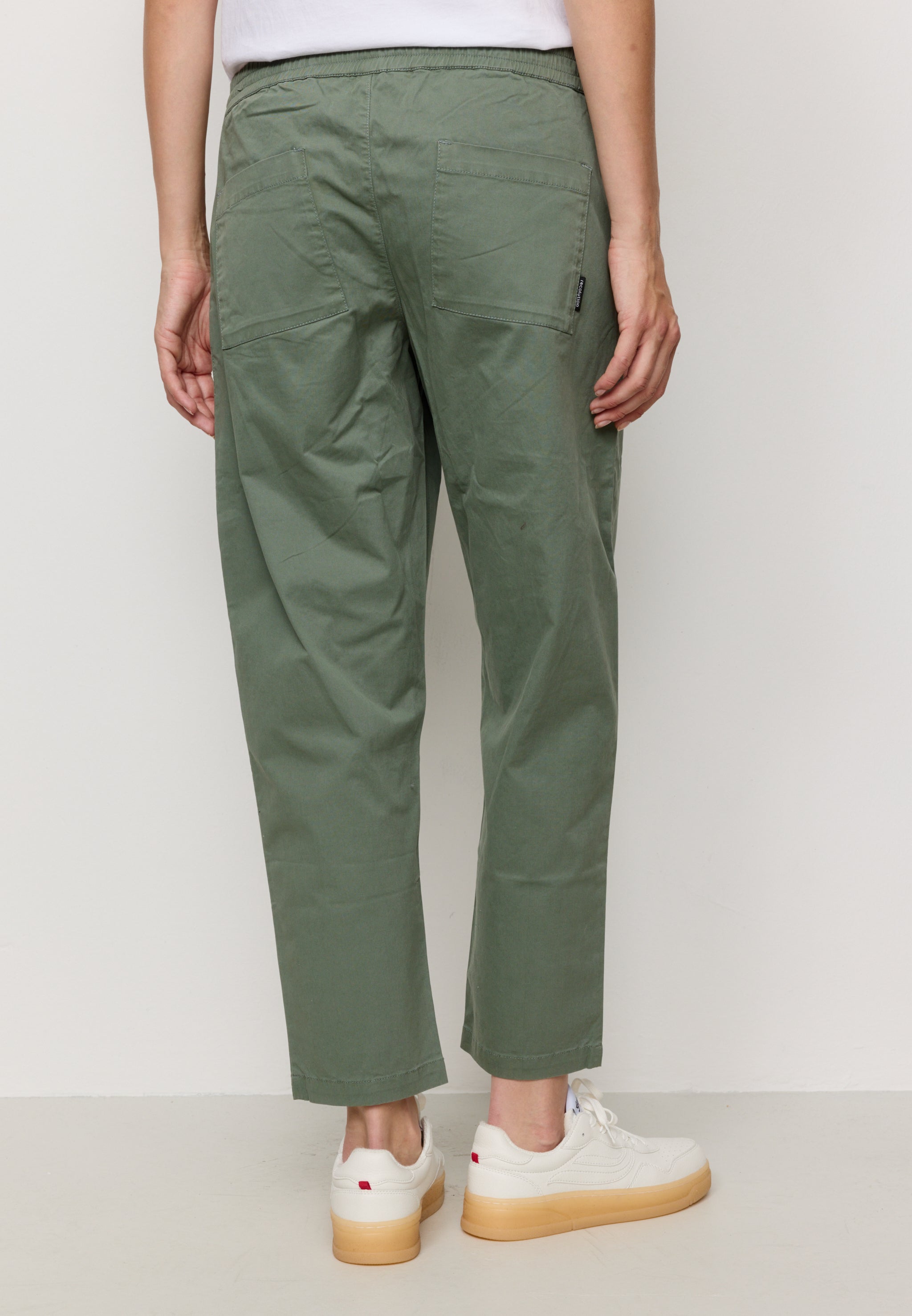 Recolution Kale pantaloni chino kaki cotone bio