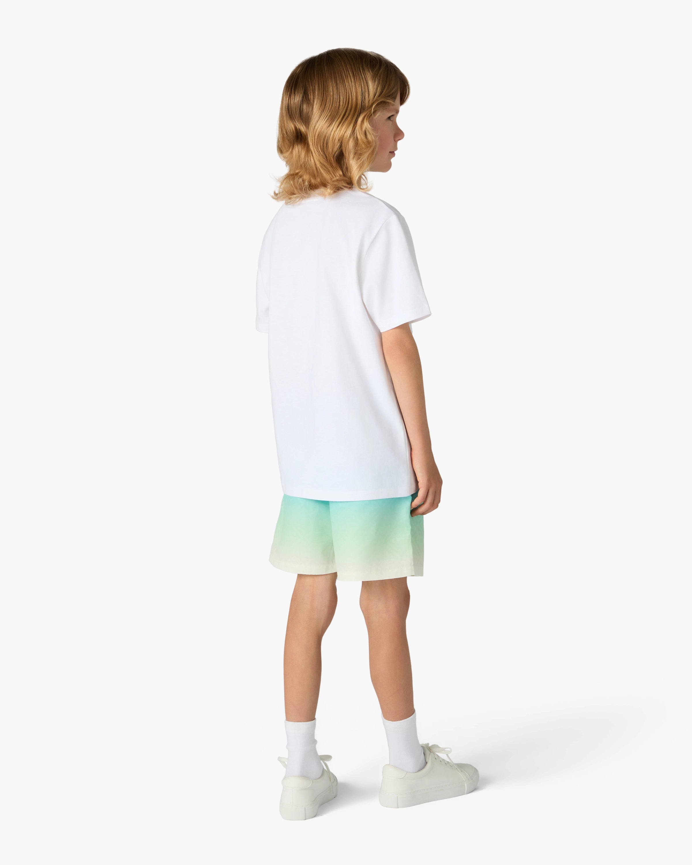 Casablanca Airspray t-shirt bambino bianca cotone organico