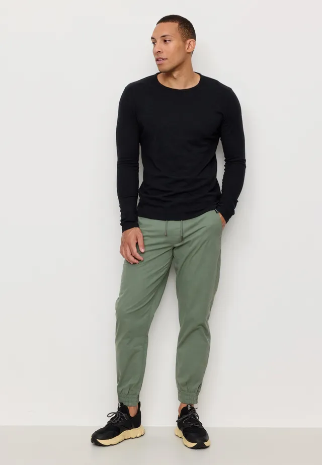 Recolution Musa pantaloni chino khaki cotone bio