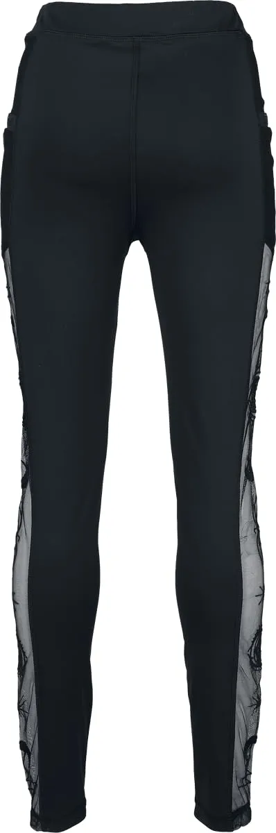 Gothicana by EMP The Void leggings donna nero taglia L