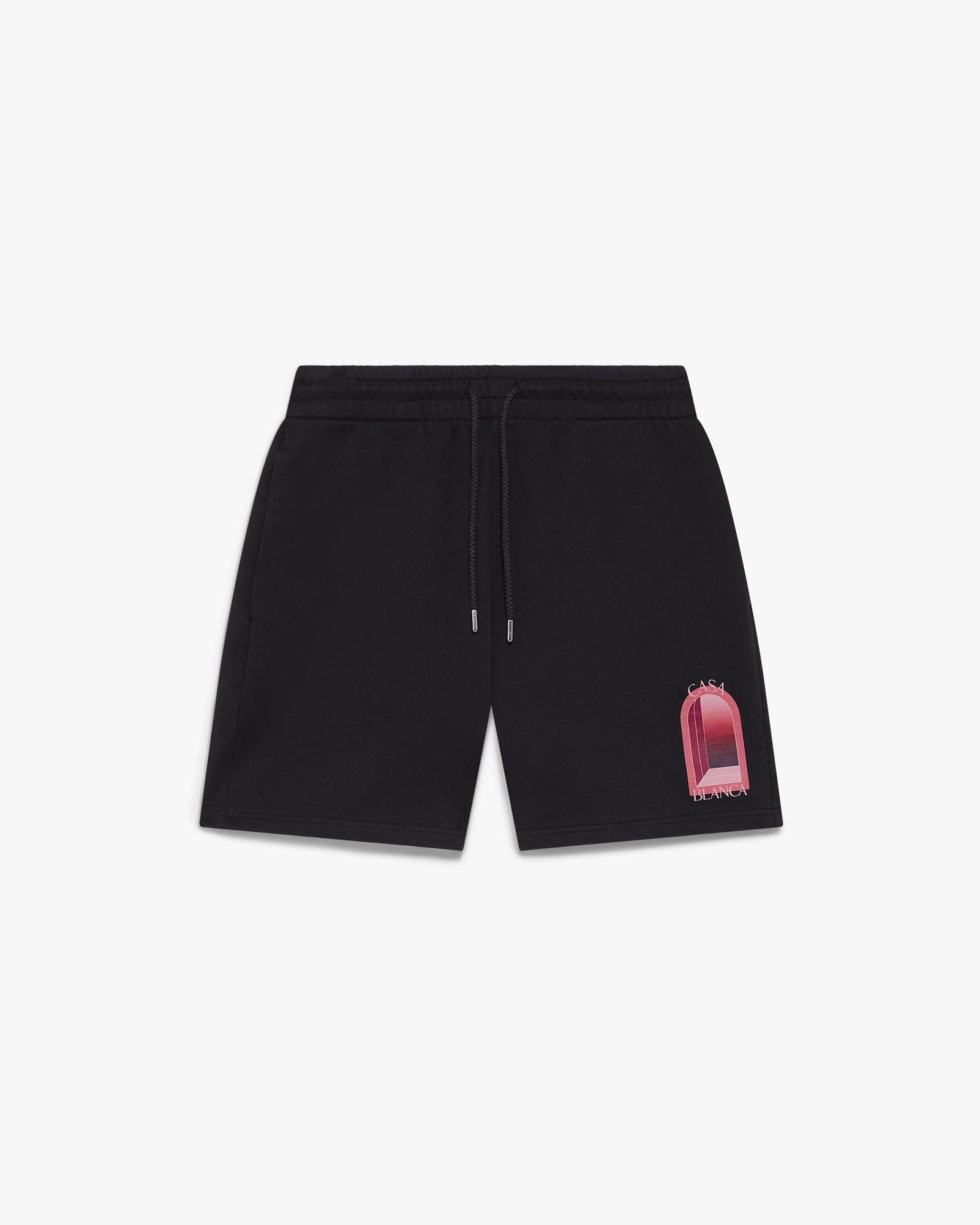 Casablanca L'Arche Shorts Nero Cotone Bio Felpa