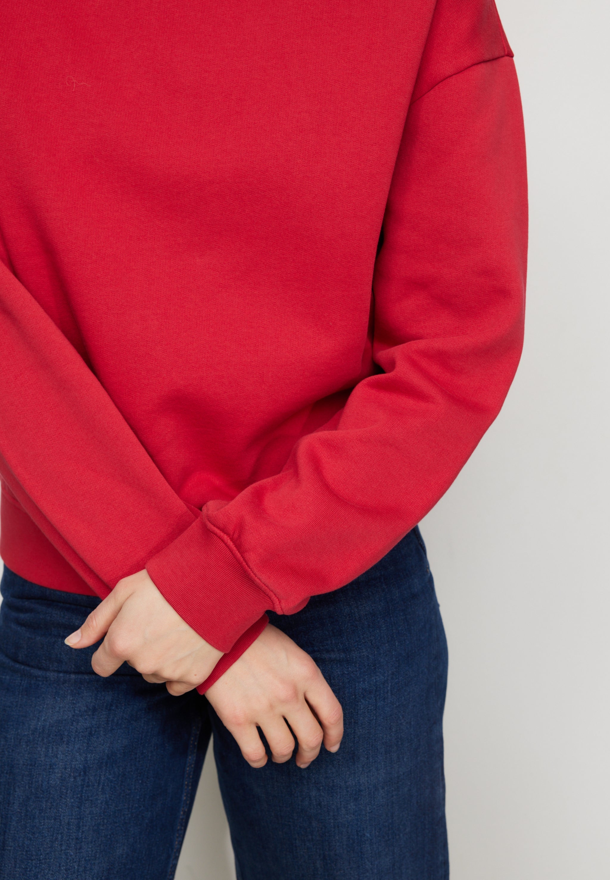Recolution NERINE felpa signal red cotone bio loose fit