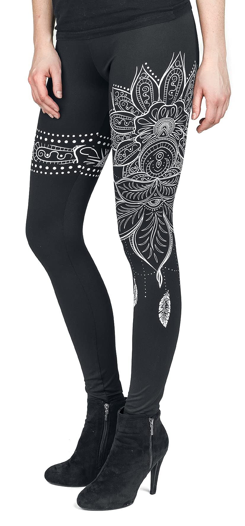 Gothicana by EMP leggings neri mandala taglia S