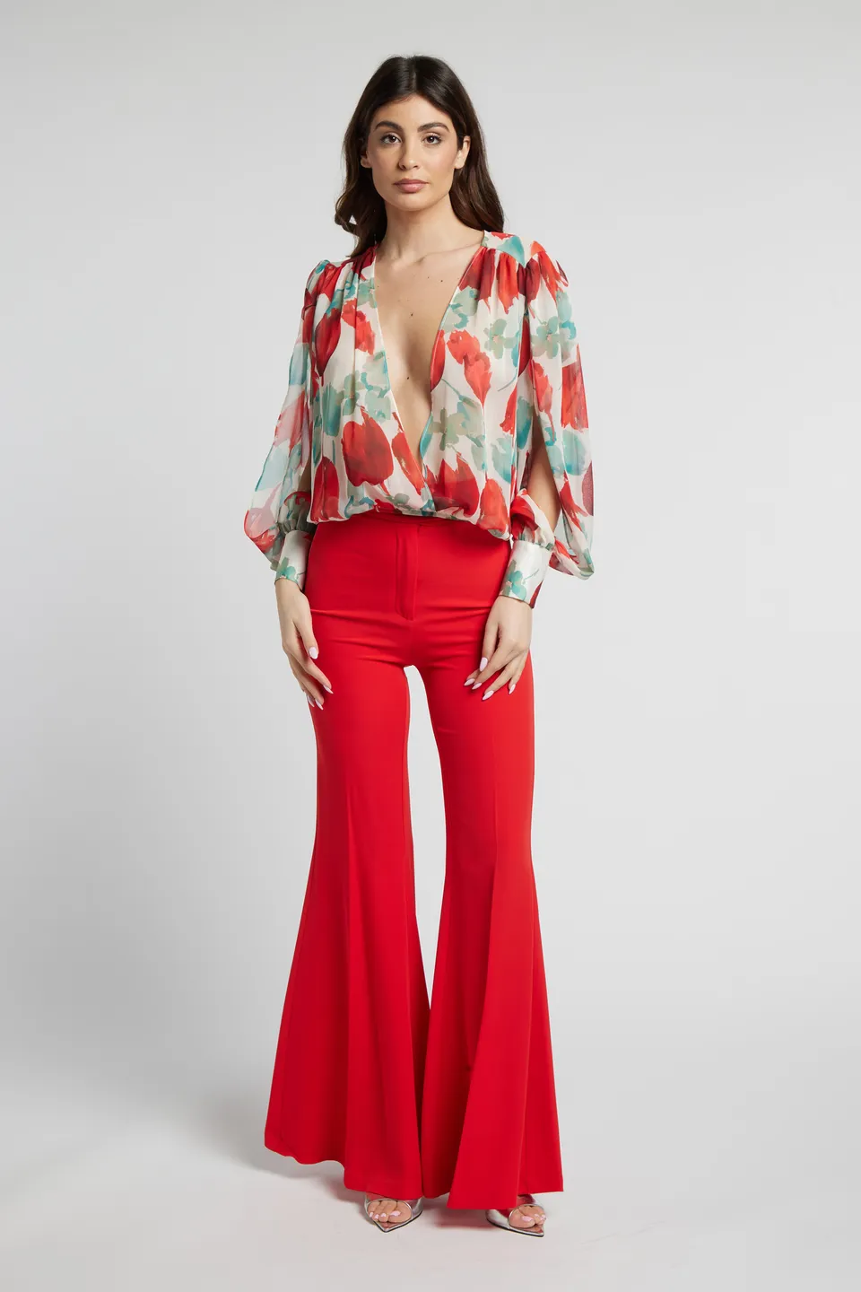 Sarah Chole 25528 pantalone cady fluido