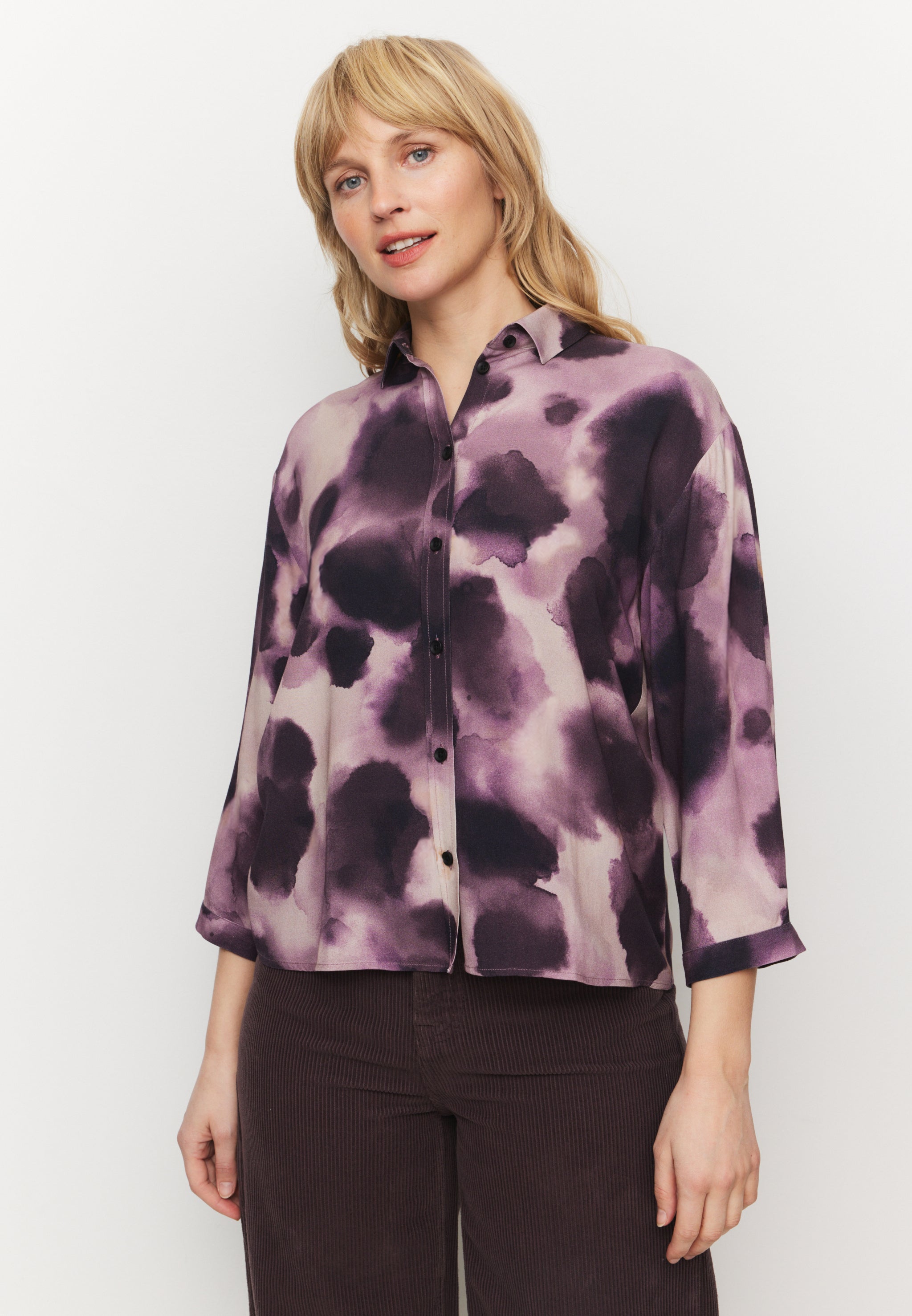 Recolution Cypress Waterdrop camicia donna uva viscosa
