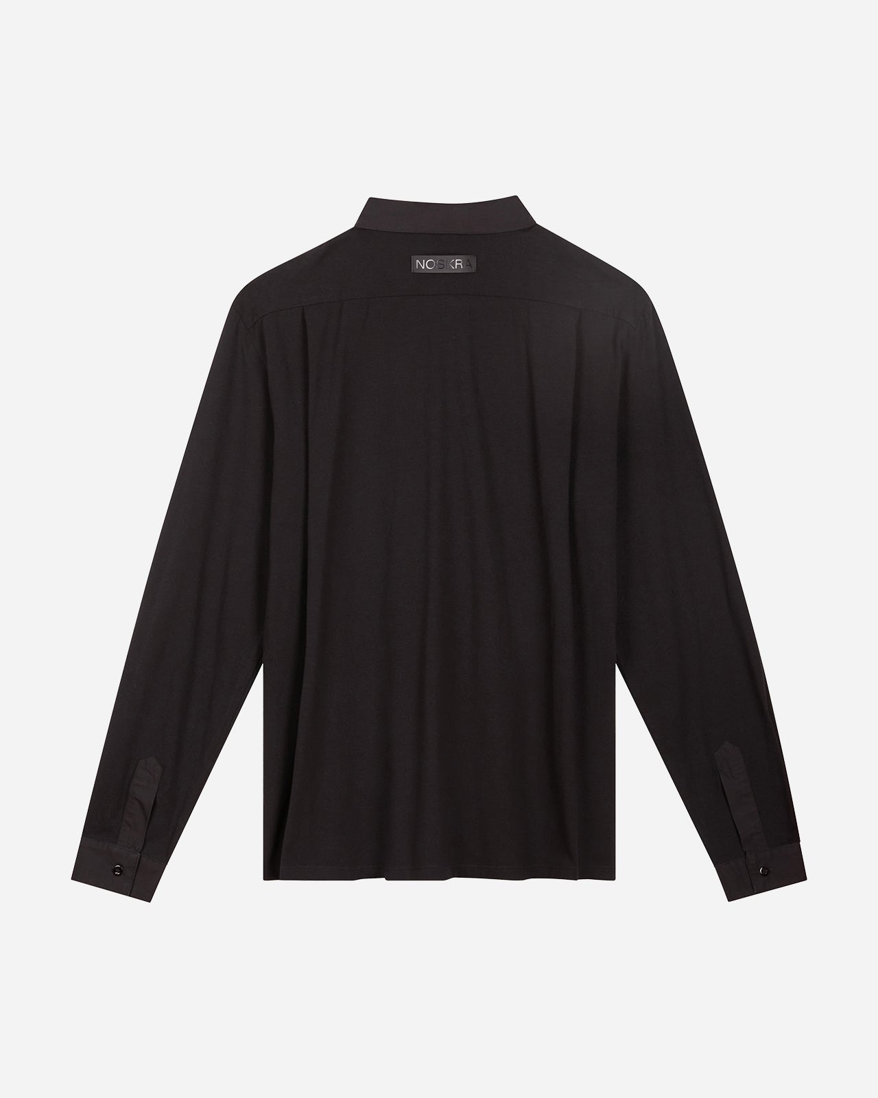 Noskra Soft camicia nera manica lunga cotone