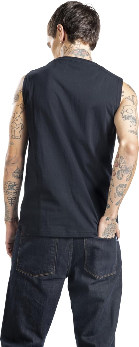 Gothicana by EMP canottiera uomo nera teschio