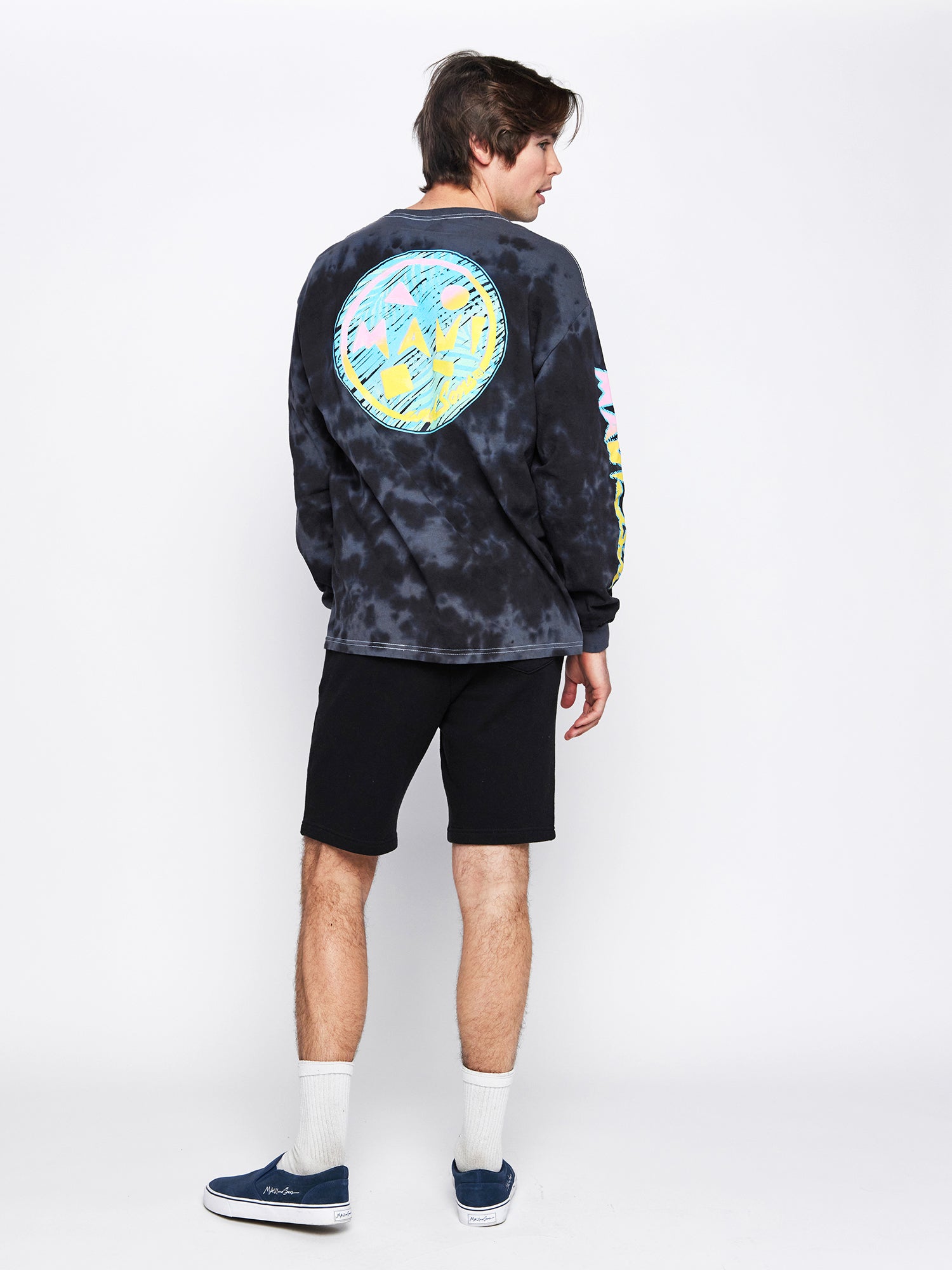 Maui and Sons Clasher maglia manica lunga tie-dye cotone