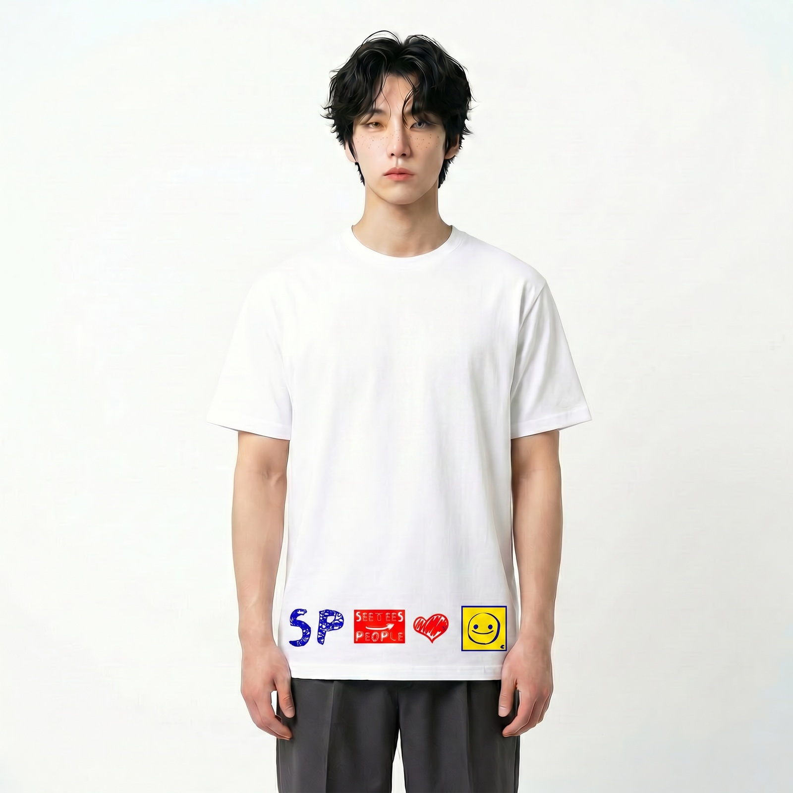 Seetees Make It Yourself t-shirt grafica stickers
