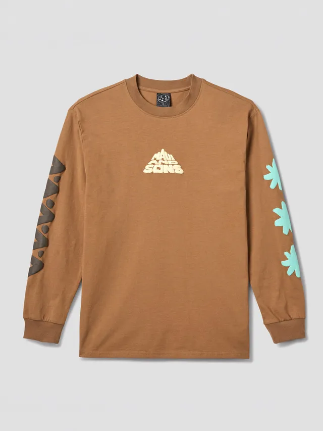 Maui and Sons Artifact Puff Maglia Manica Lunga Cotone