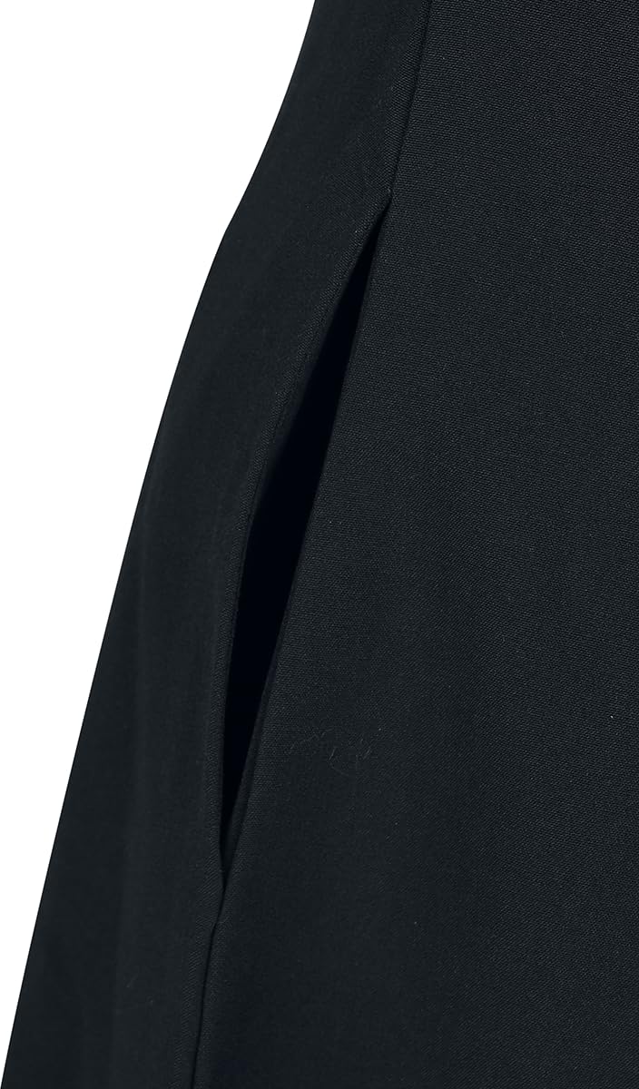 Gothicana by EMP abito trapezio nero M metallo