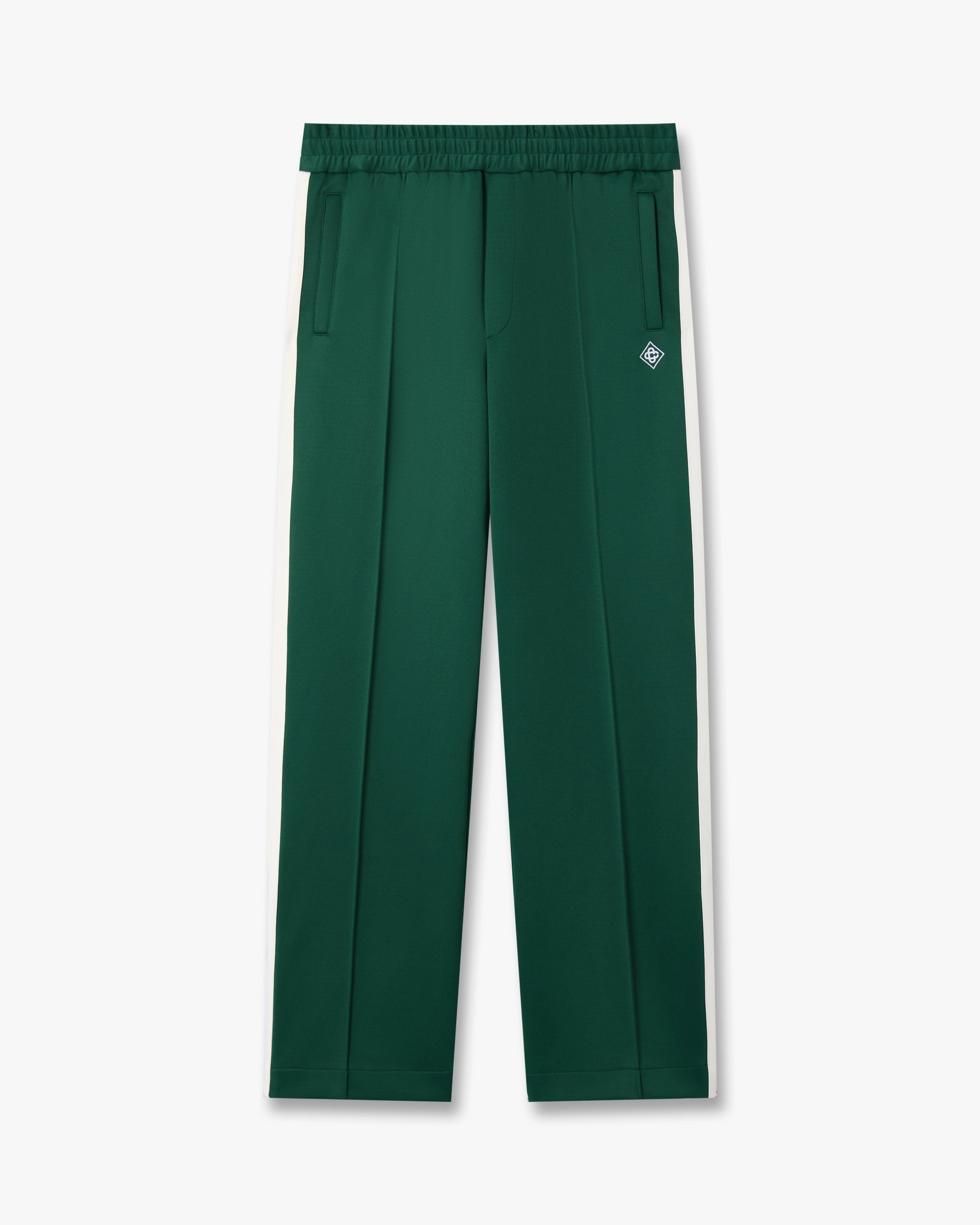Casablanca Sports Suit pantaloni verde scuro slim fit
