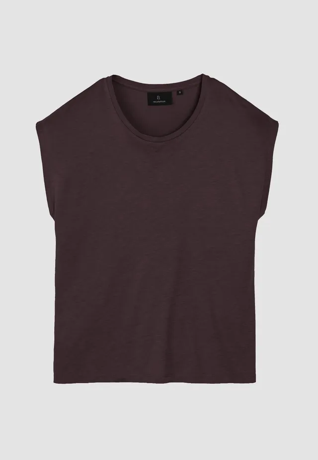 Recolution Mithila t-shirt viola scuro viscosa