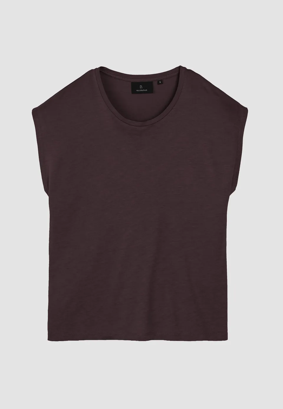 Recolution Mithila t-shirt viola scuro viscosa