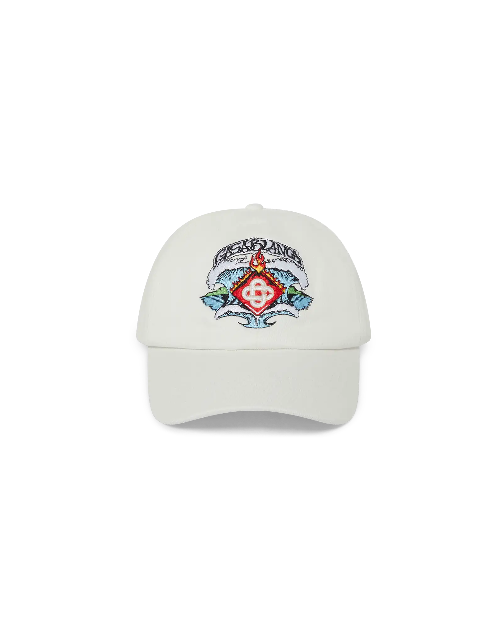 Casablanca Waves Cap cappellino bianco cotone