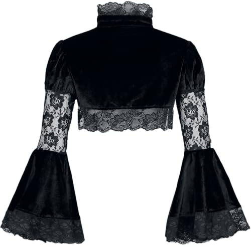Gothicana by EMP bolero nero pizzo taglia S maniche sbuffo