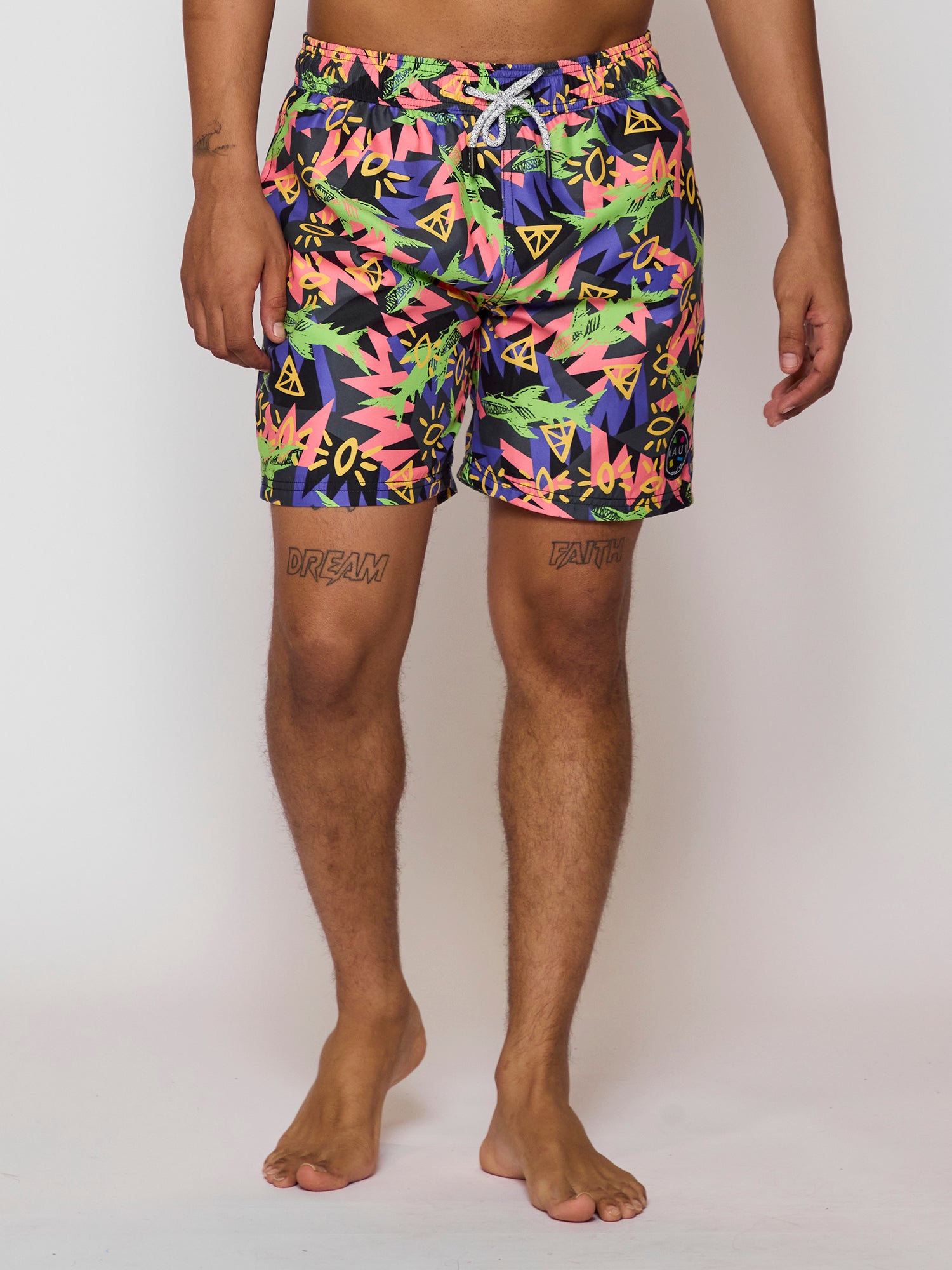 Maui and Sons Shark Tank pantaloncini mare neri
