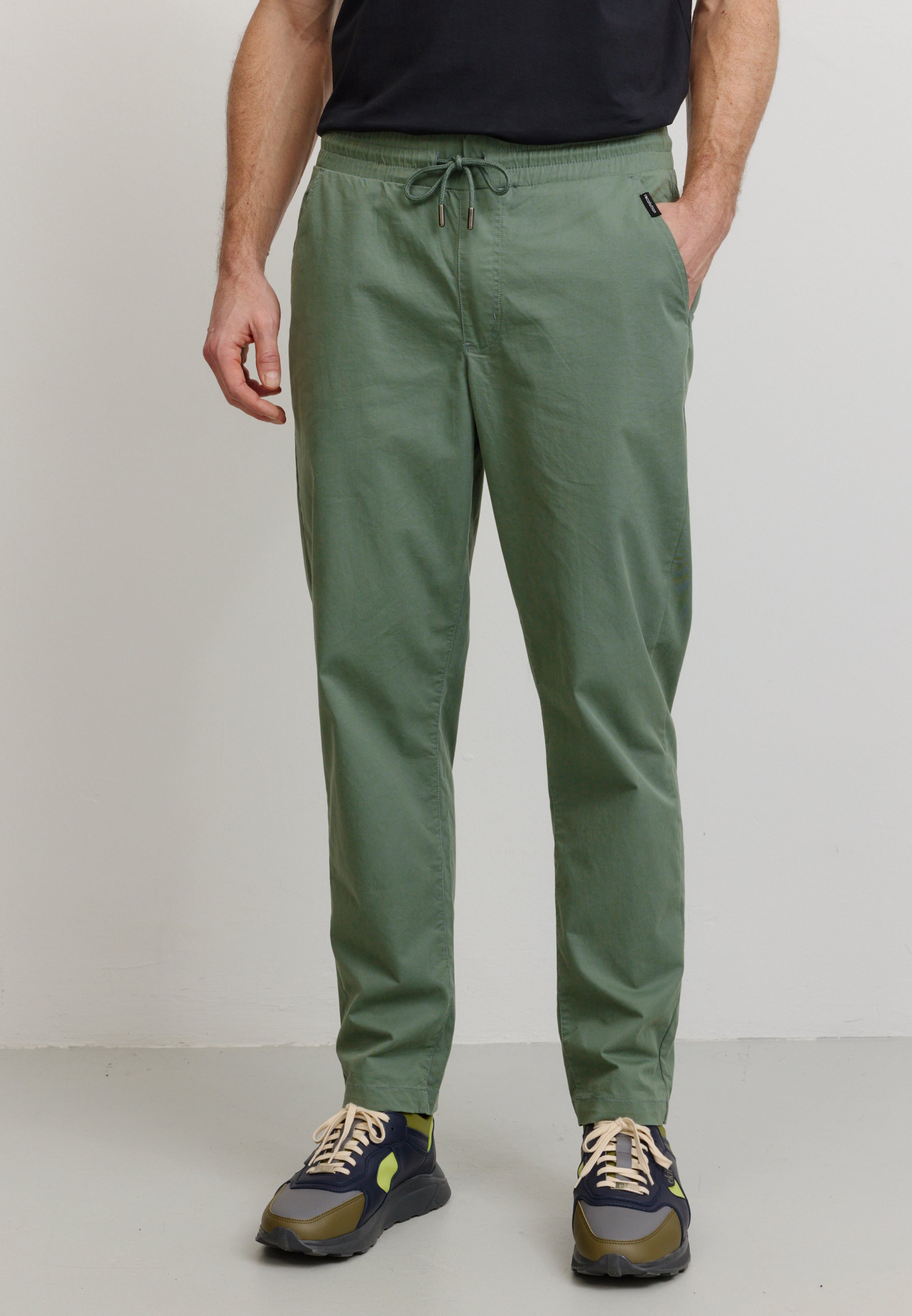 Recolution Taro pantaloni chino khaki cotone bio