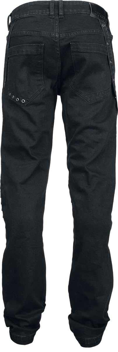 Gothicana by EMP Pete jeans nero uomo gotico