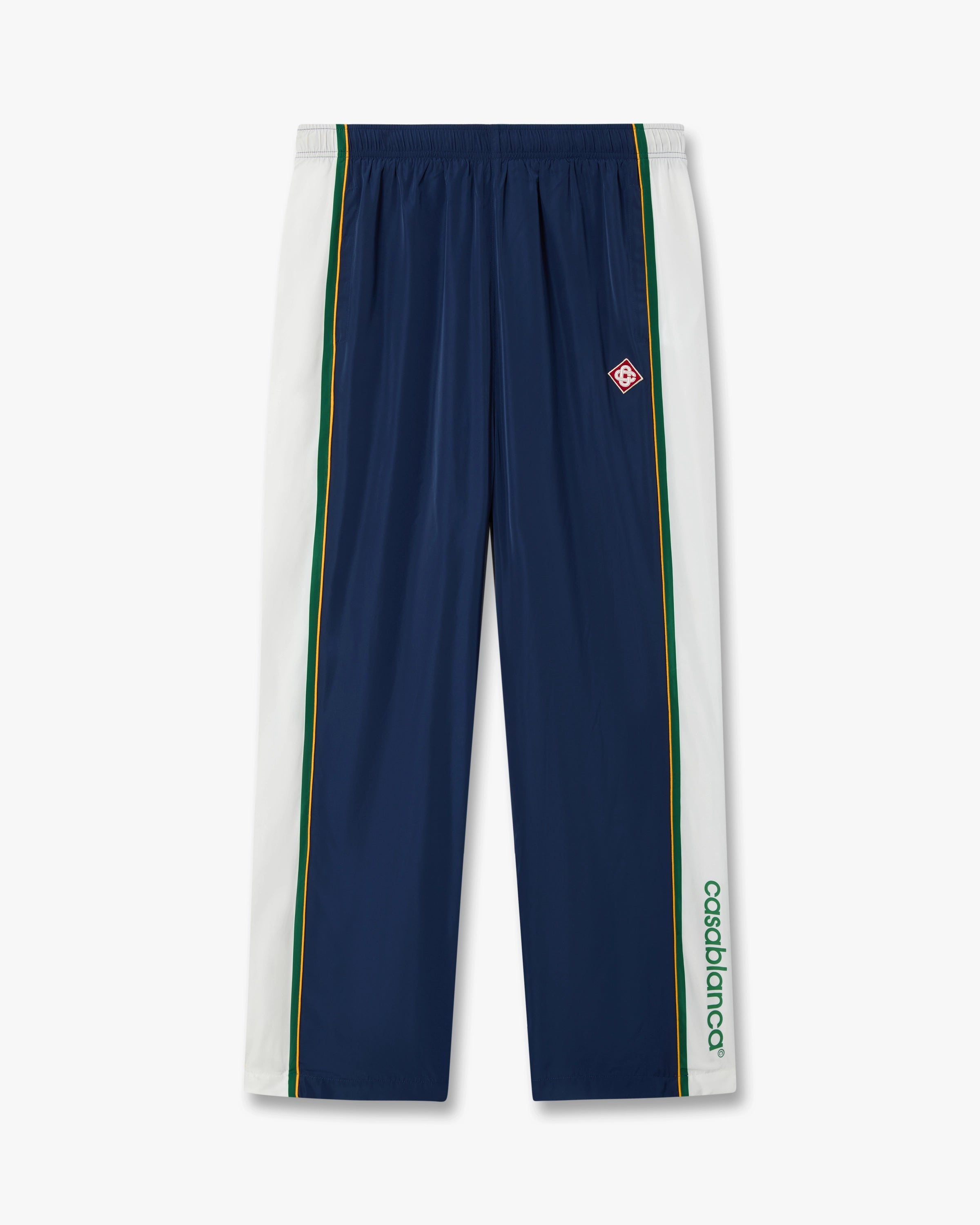 Casablanca Check Pantaloni Tuta Uomo Verde Poliestere