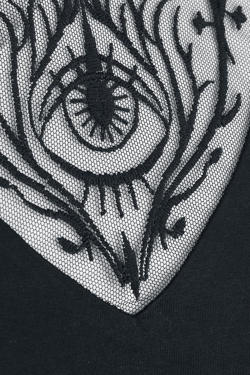 Gothicana by EMP The Void top donna nero gotico