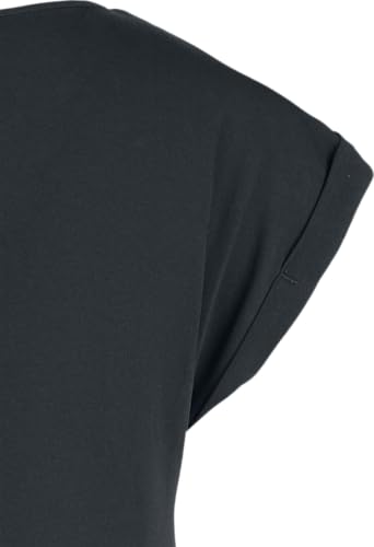Gothicana by EMP Gatto Glow t-shirt nera effetto buio