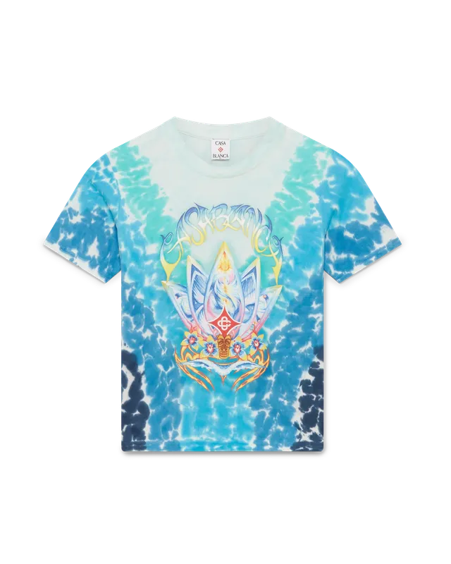 Casablanca Beach Club Surf Lotus maglietta bimbo cotone bio