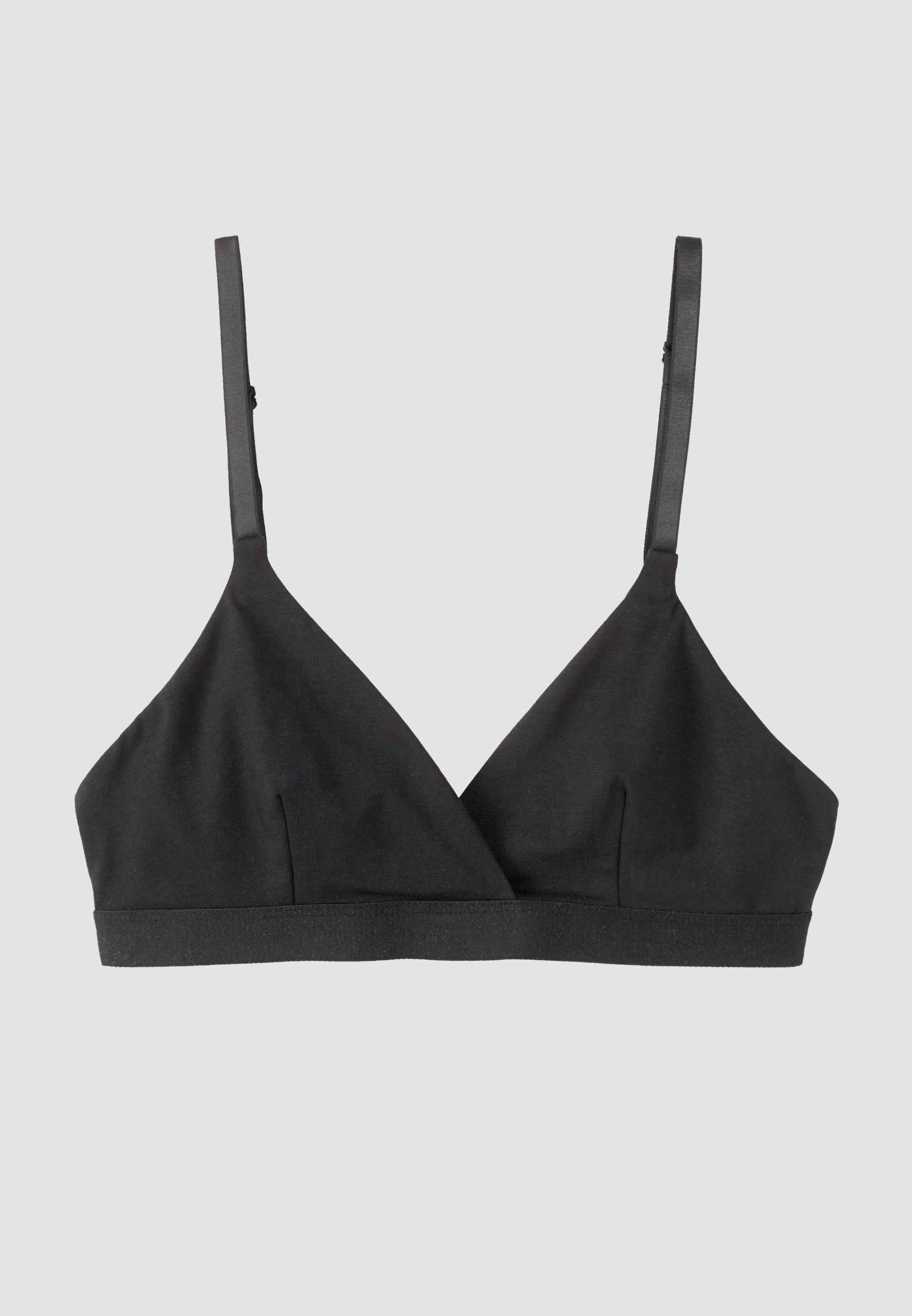 Recolution Iberis reggiseno nero cotone bio