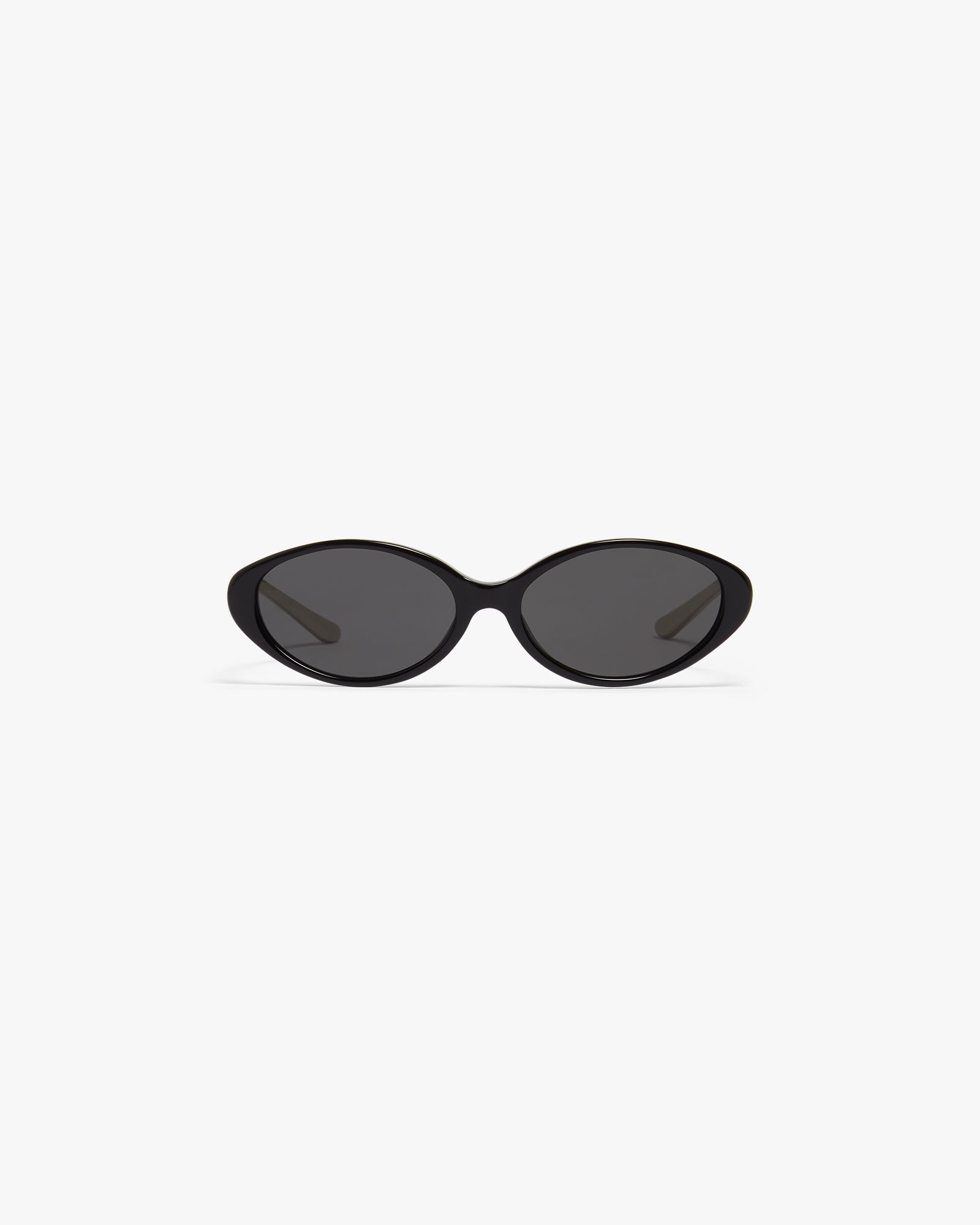 Casablanca Oval Curve occhiali sole neri lenti grigie