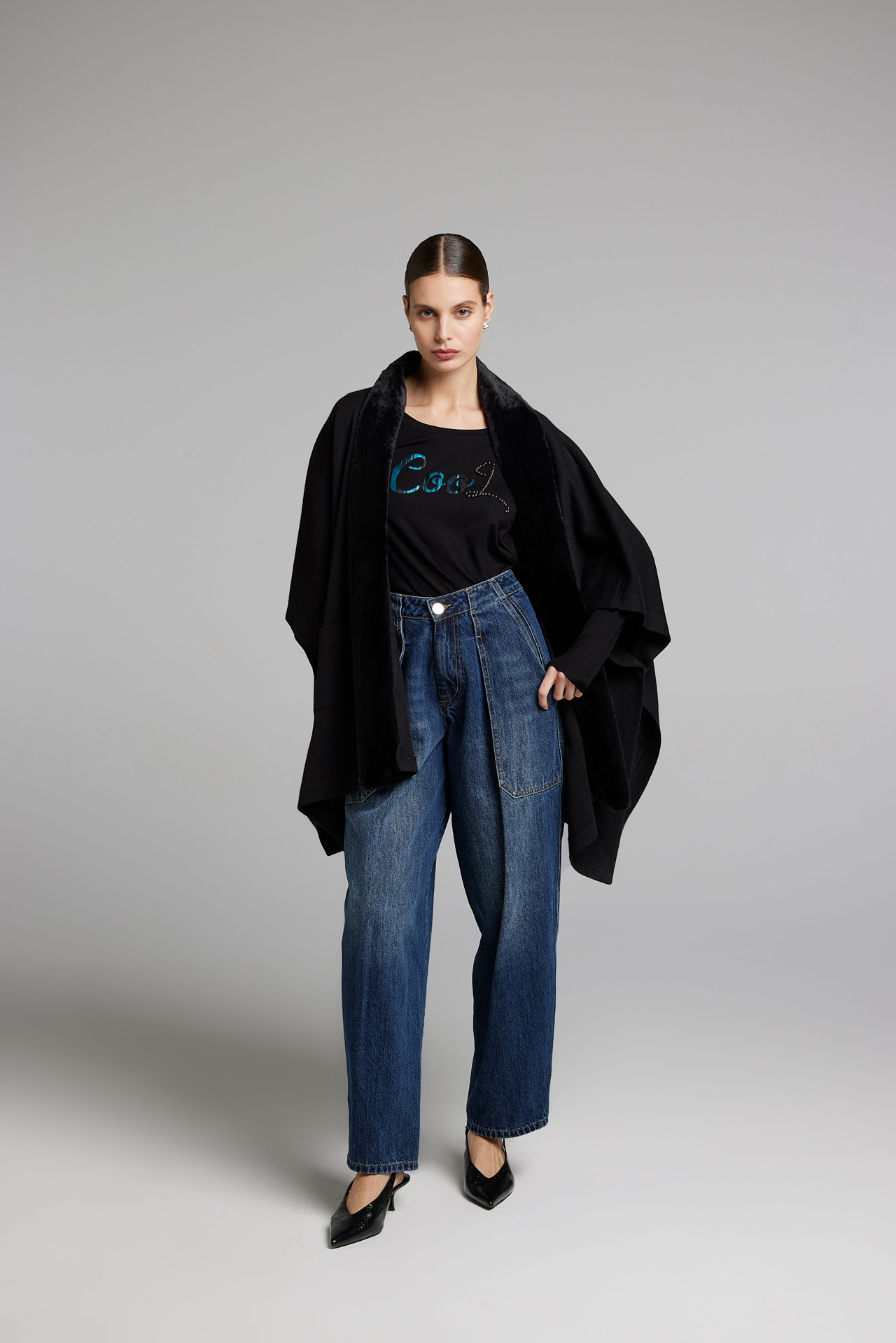Sarah Chole 28095 maglia in lana con pelliccia