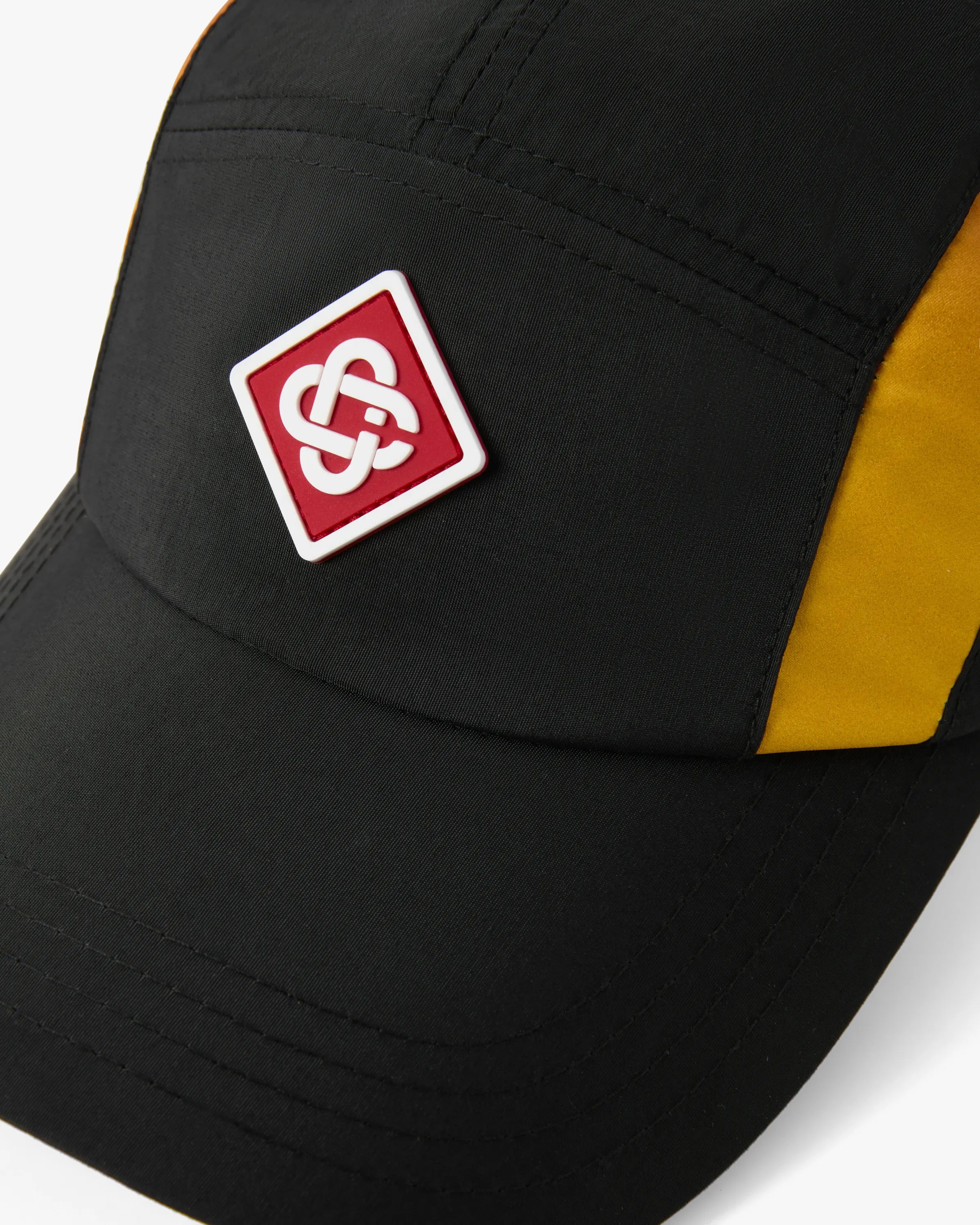 Casablanca Gradient Panel cappellino nylon arancio nero taglia unica