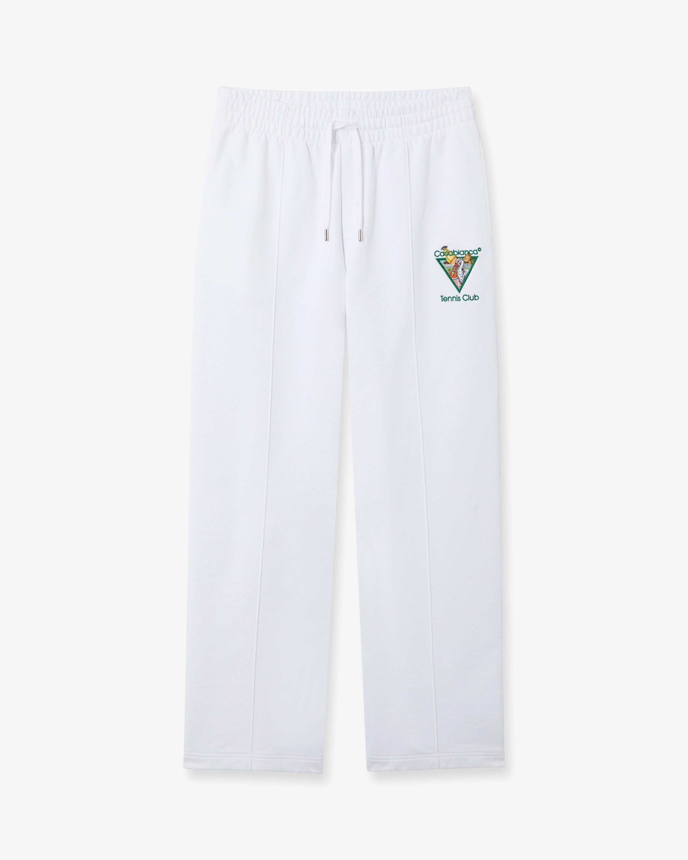 Casablanca Tennis Club pantaloni tuta bianchi