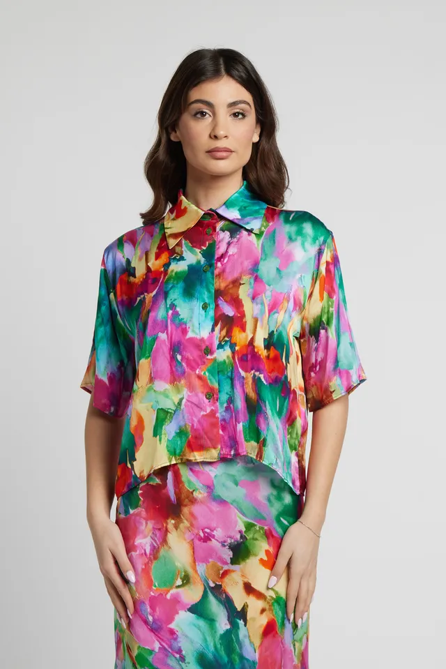 Sarah Chole 27297 Camicia Viscosa Stampata