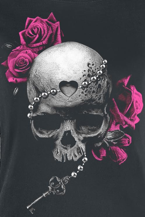 Gothicana by EMP Teschi t-shirt nera 3XL donna