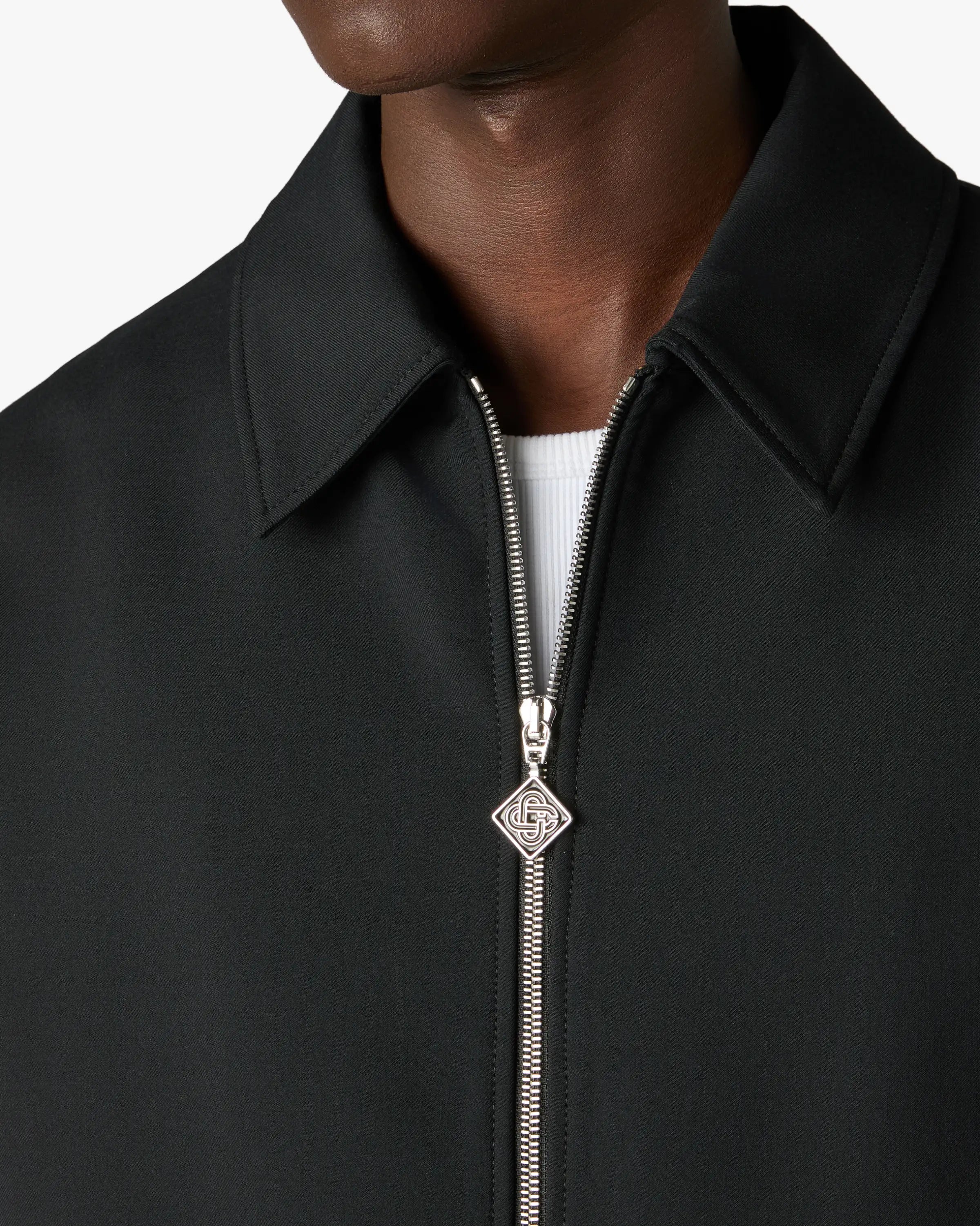 Casablanca Tailored Sports giacca nera lana