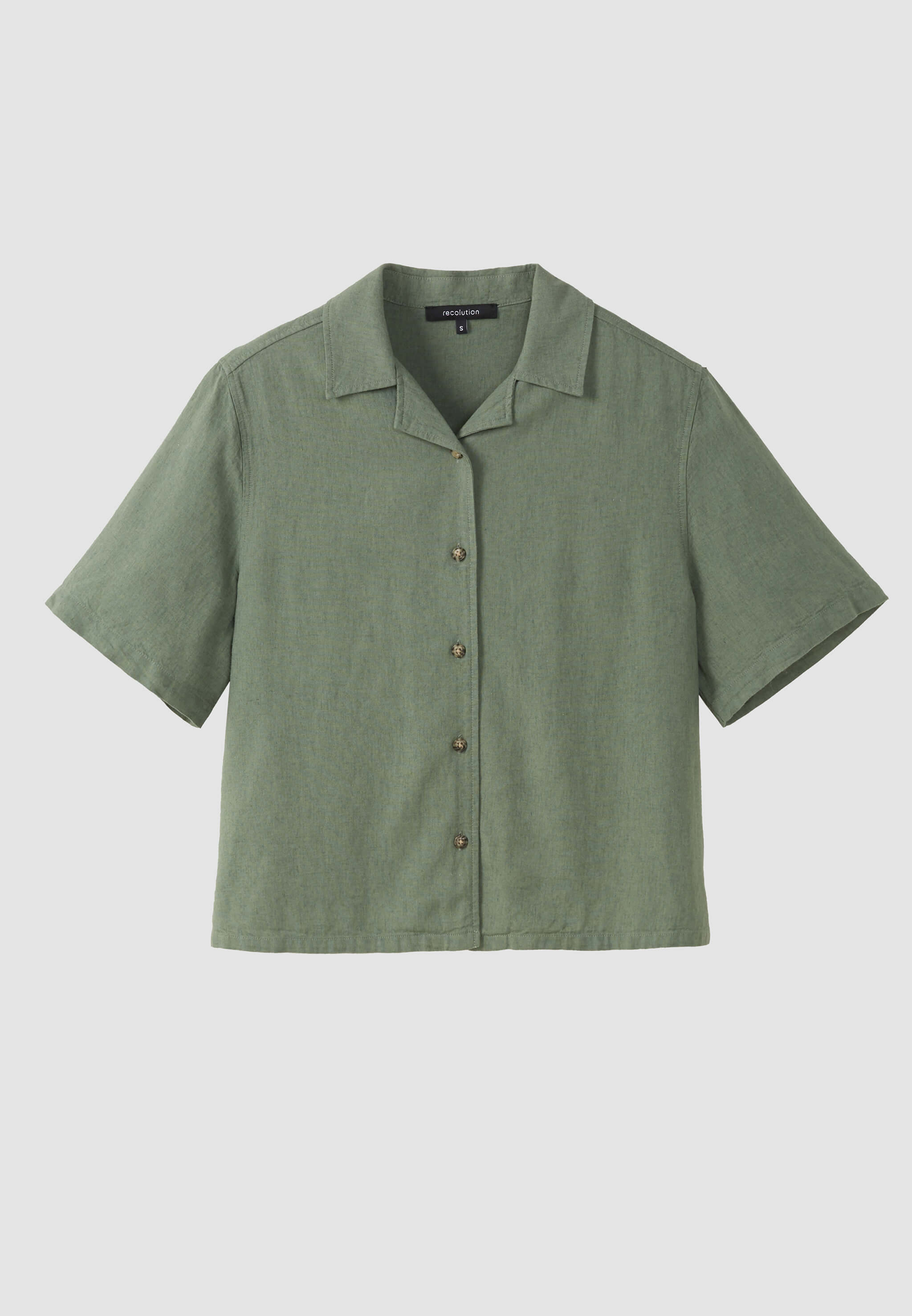 Recolution Camellia blusa cachi lino